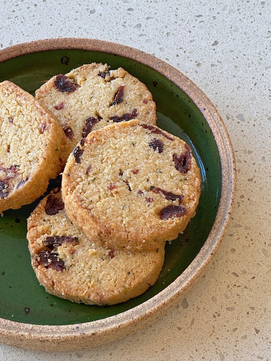 Cornmeal Cranberry Rosemary Cookie (6 pack)