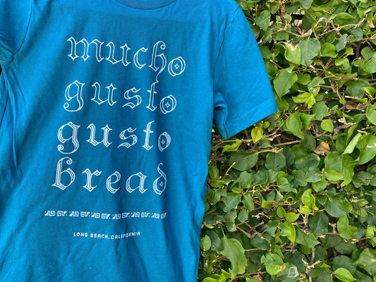 T-shirt: Mucho Gusto (ocean blue)